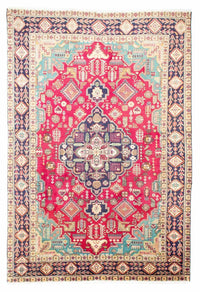 Tapis persan - Tabriz - 305 x 197 cm - rouge