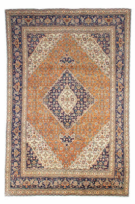 Tapis persan - Tabriz - 303 x 203 cm - beige