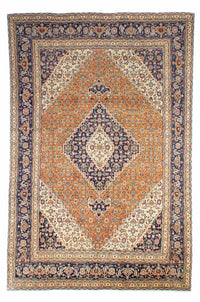 Tapis persan - Tabriz - 303 x 203 cm - beige