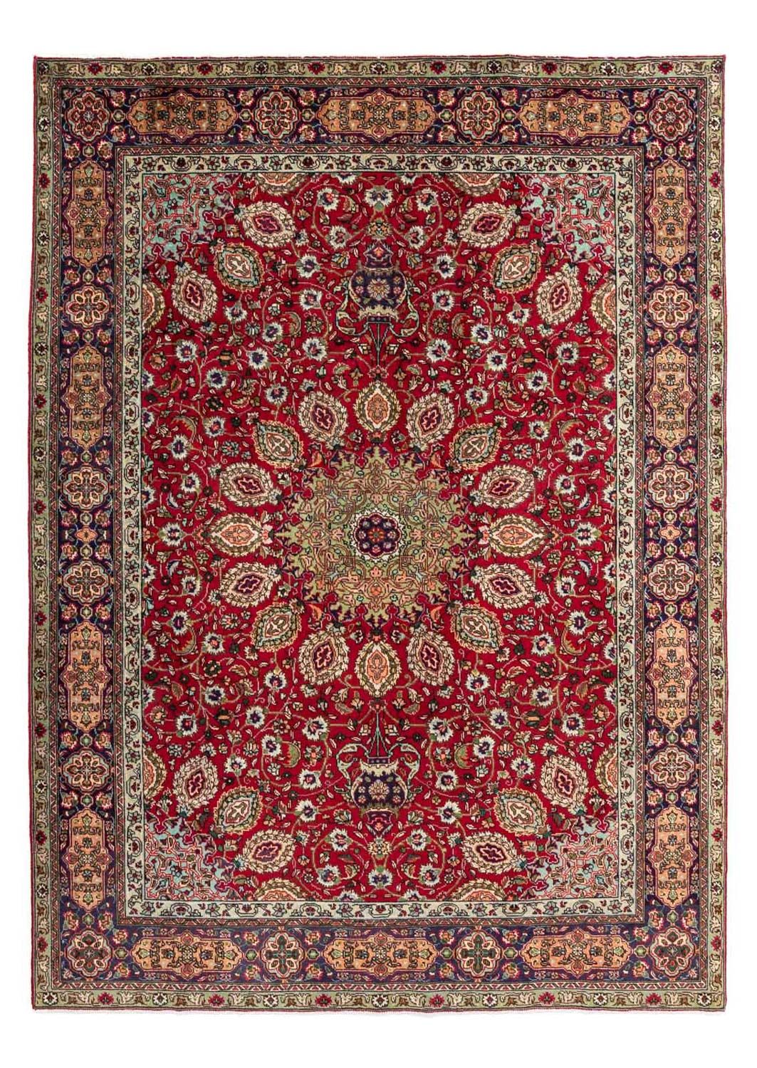 Tapis persan - Tabriz - 295 x 210 cm - rouge