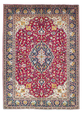 Tapis persan - Tabriz - 196 x 145 cm - rouge