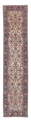 Tapis de couloir Tapis persan - Bidjar - 400 x 91 cm - beige