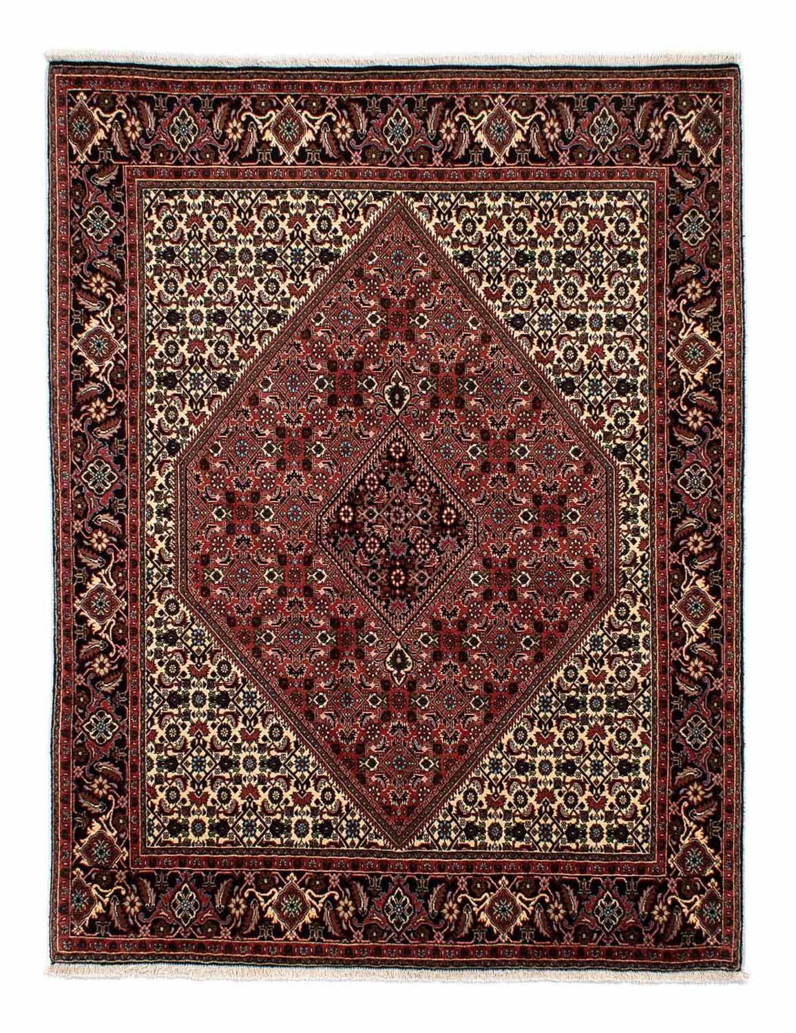 Tapis persan - Bidjar - 244 x 171 cm - rouge foncé