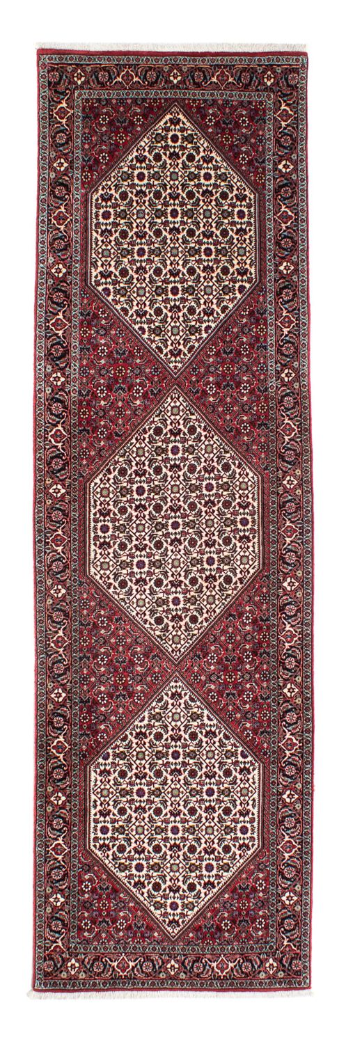 Tapis de couloir Tapis persan - Bidjar - 290 x 83 cm - beige