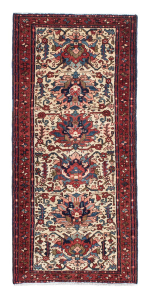 Tapis de couloir Tapis persan - Nomadic - 150 x 67 cm - beige
