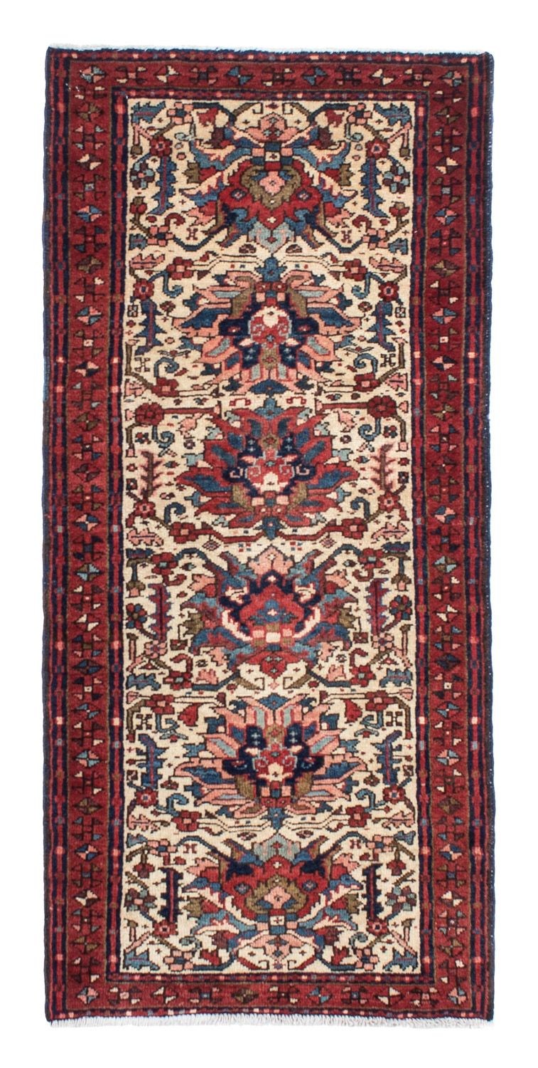 Tapis de couloir Tapis persan - Nomadic - 150 x 67 cm - beige