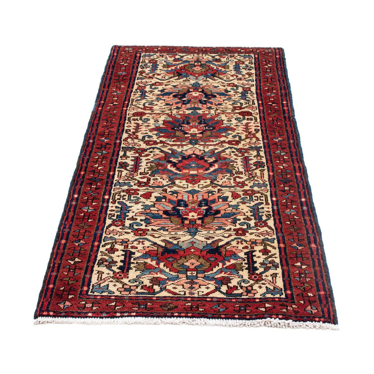 Tapis de couloir Tapis persan - Nomadic - 150 x 67 cm - beige