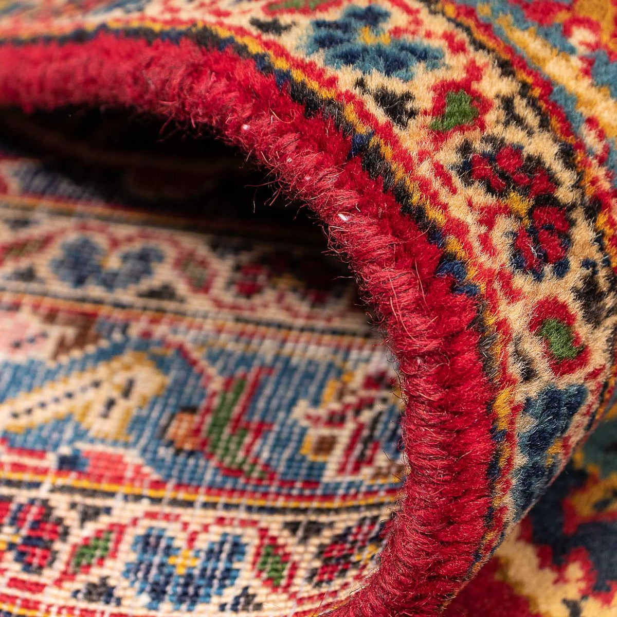 Tapis persan - Keshan - 421 x 302 cm - rouge