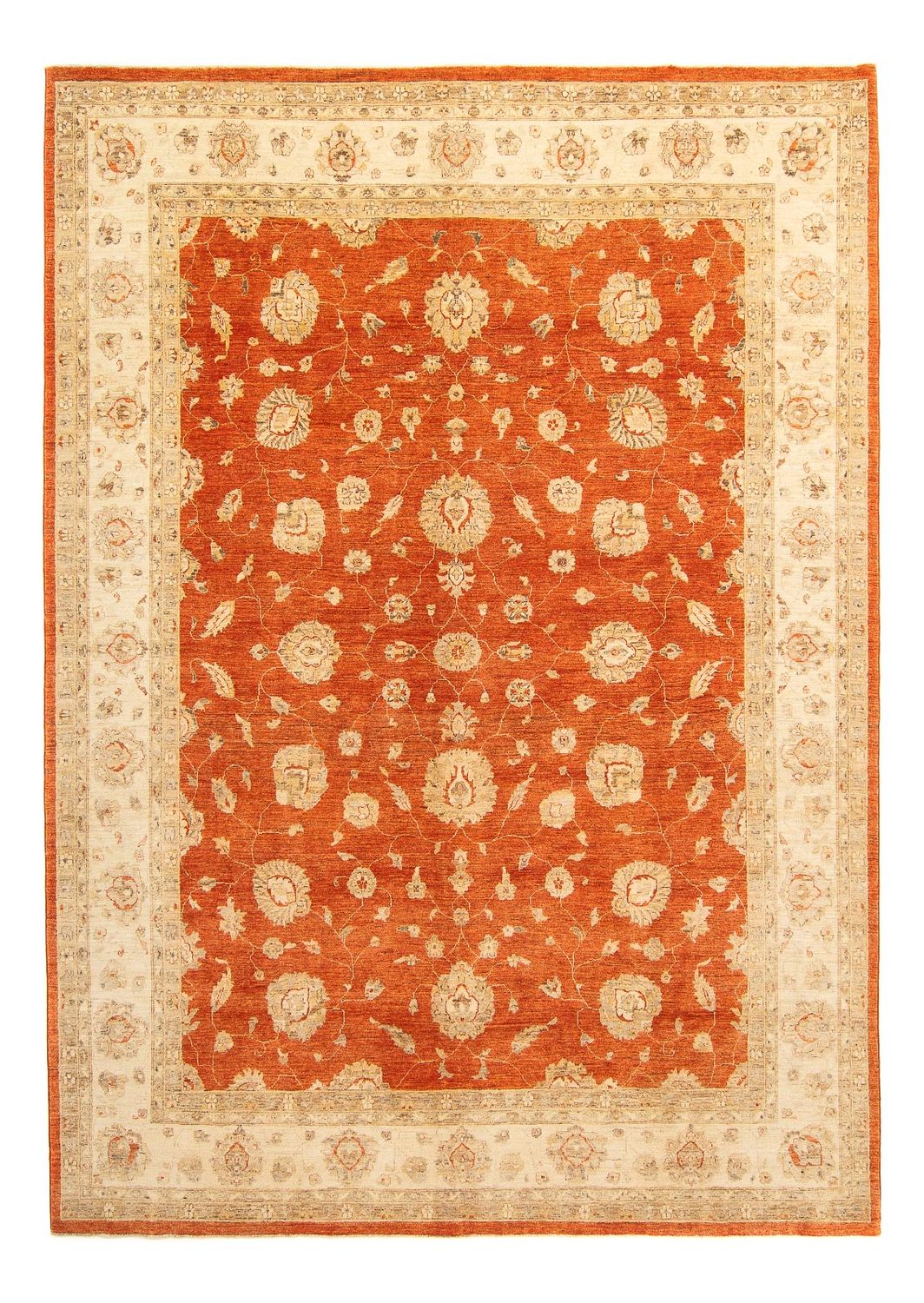 Tapis Ziegler - 386 x 296 cm - rouille