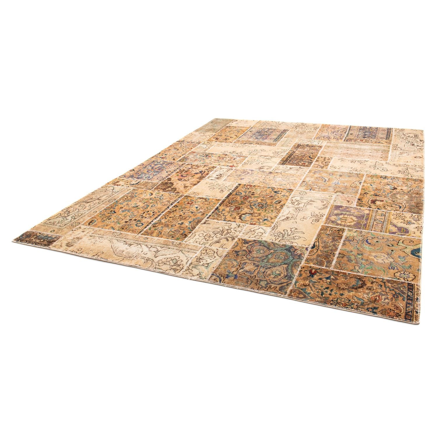 Tapis patchwork - 305 x 241 cm - multicolore