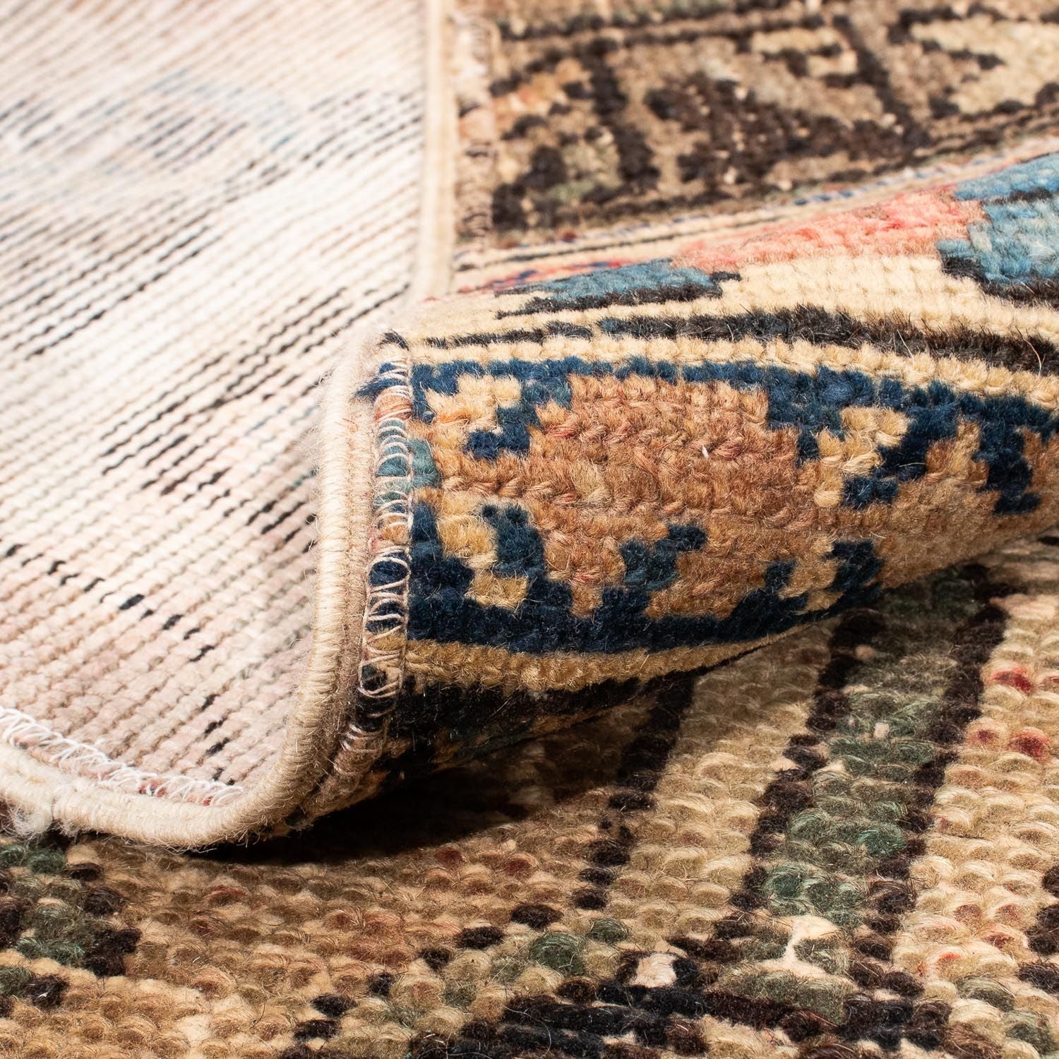 Tapis patchwork - 317 x 240 cm - multicolore