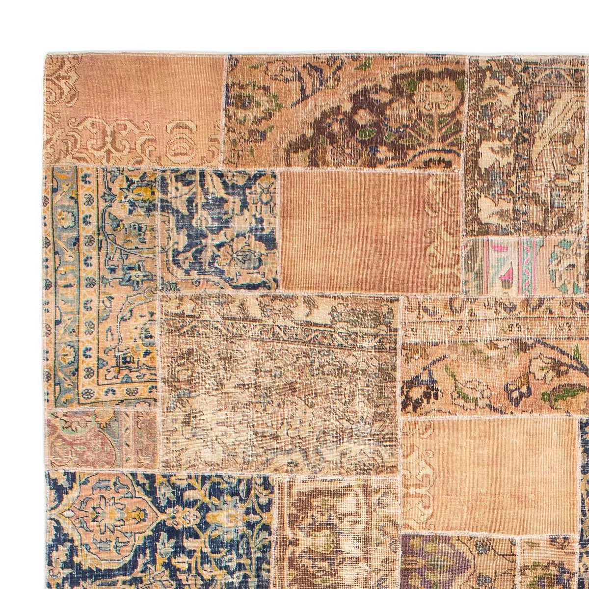 Tapis patchwork 242x304cm - Perserteppich Wollteppich