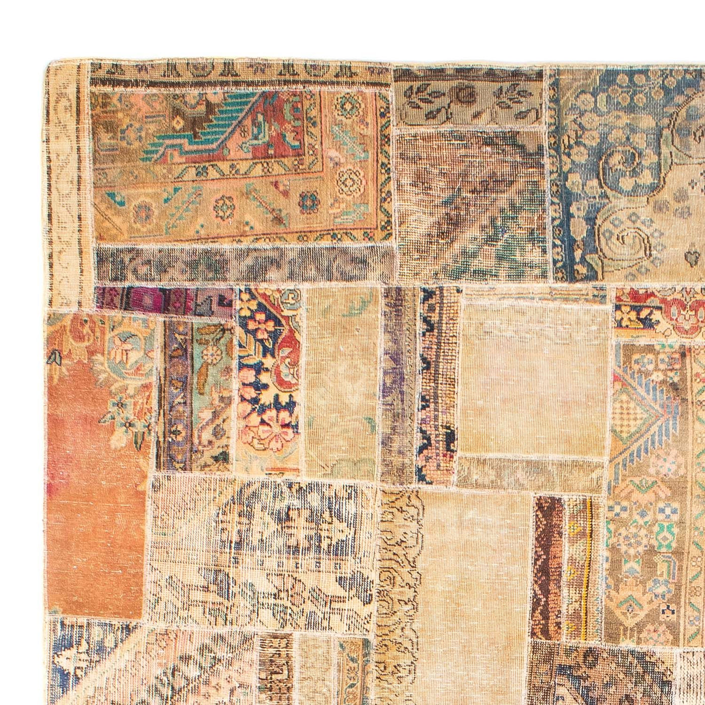 Tapis patchwork 292x230cm - Perserteppich Wollteppich