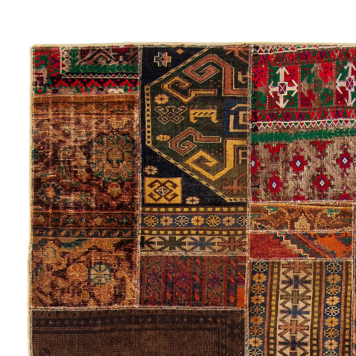 Tapis patchwork 179x271cm - Tapis en laine