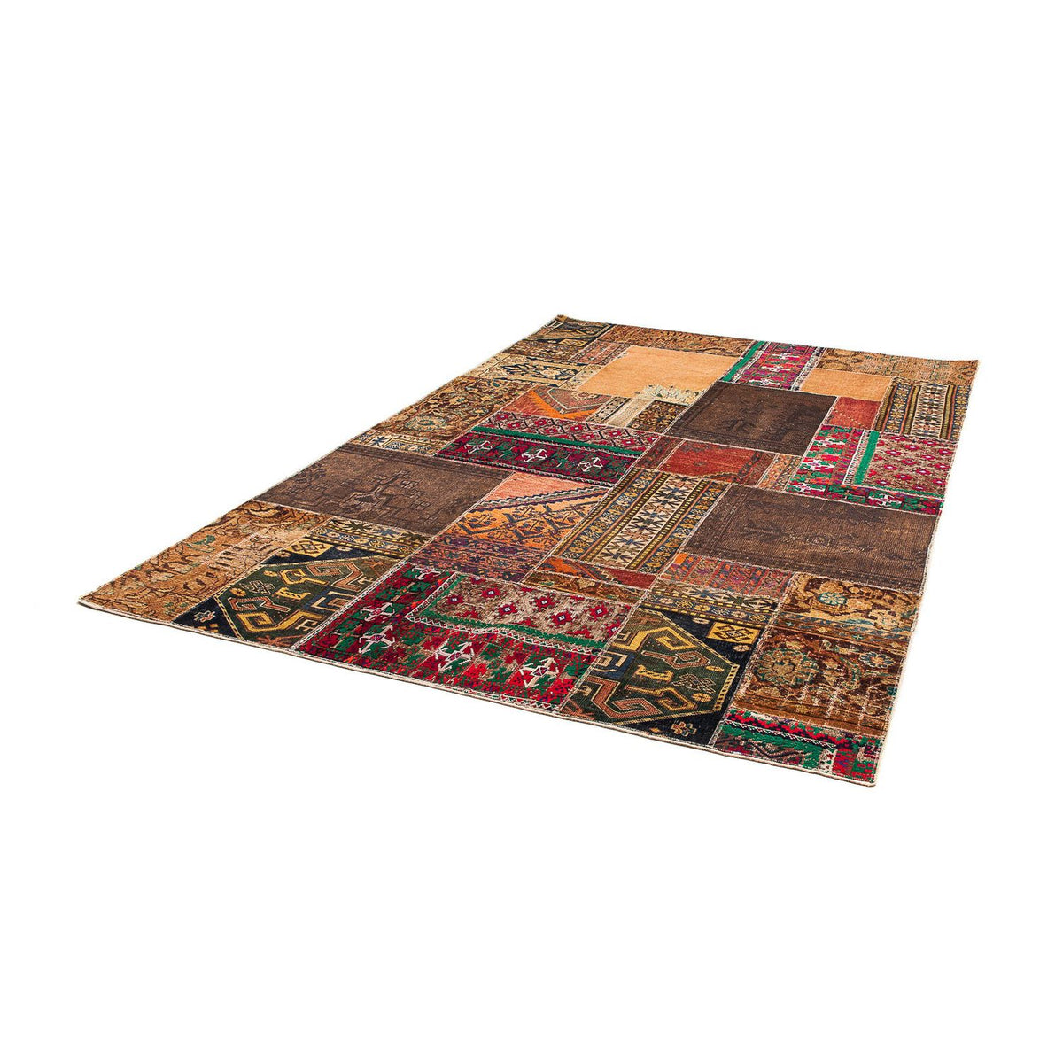 Tapis patchwork - 271 x 179 cm - multicolore