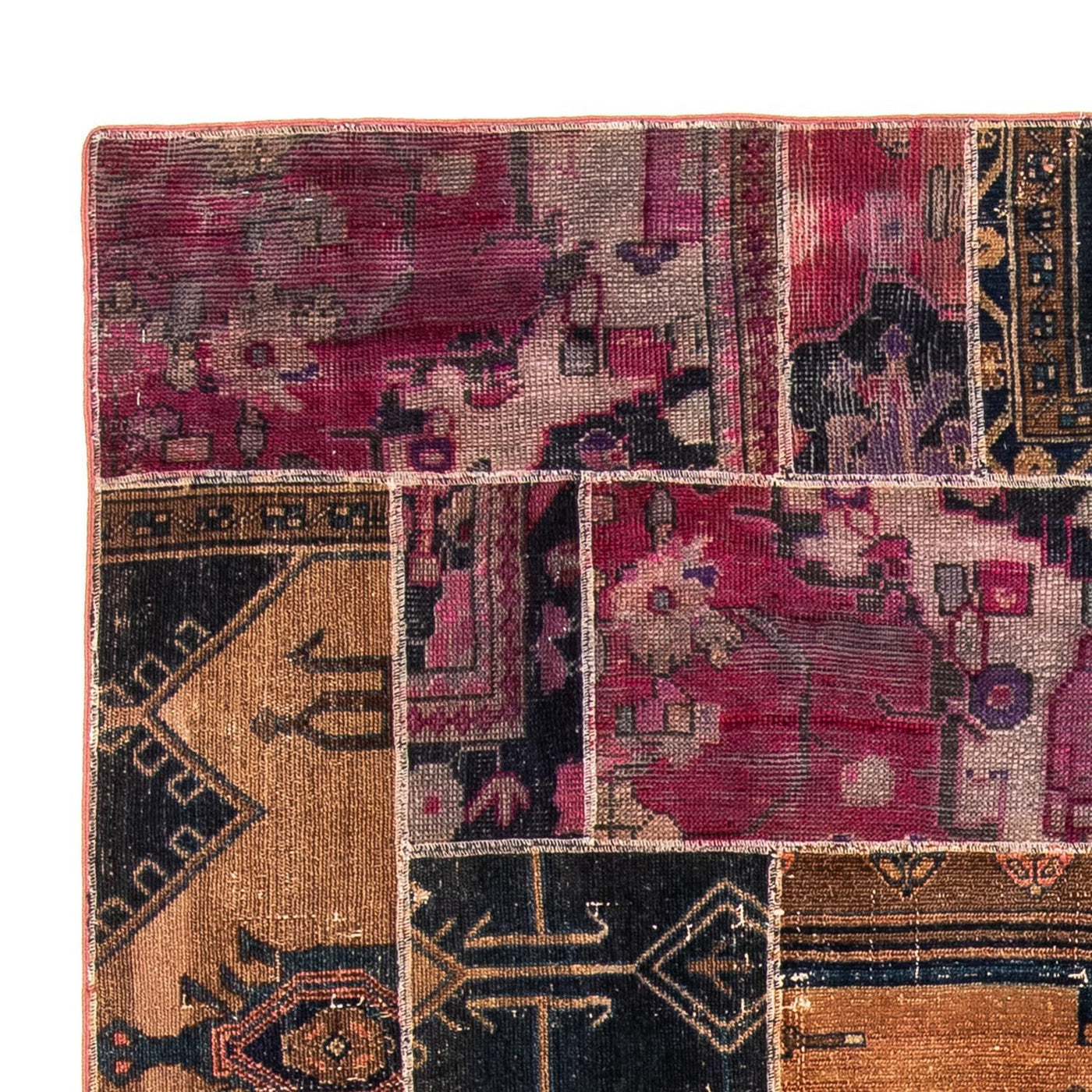 Tapis patchwork 244x164cm - Perserteppich Wollteppich