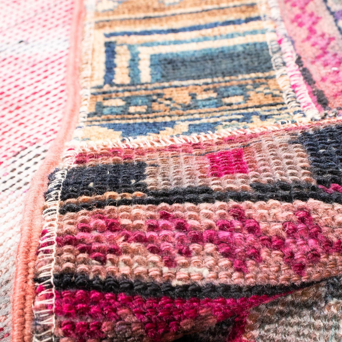 Tapis patchwork - 244 x 164 cm - multicolore