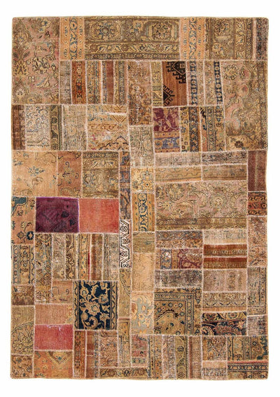 Tapis patchwork 164x234cm - Tapis en laine