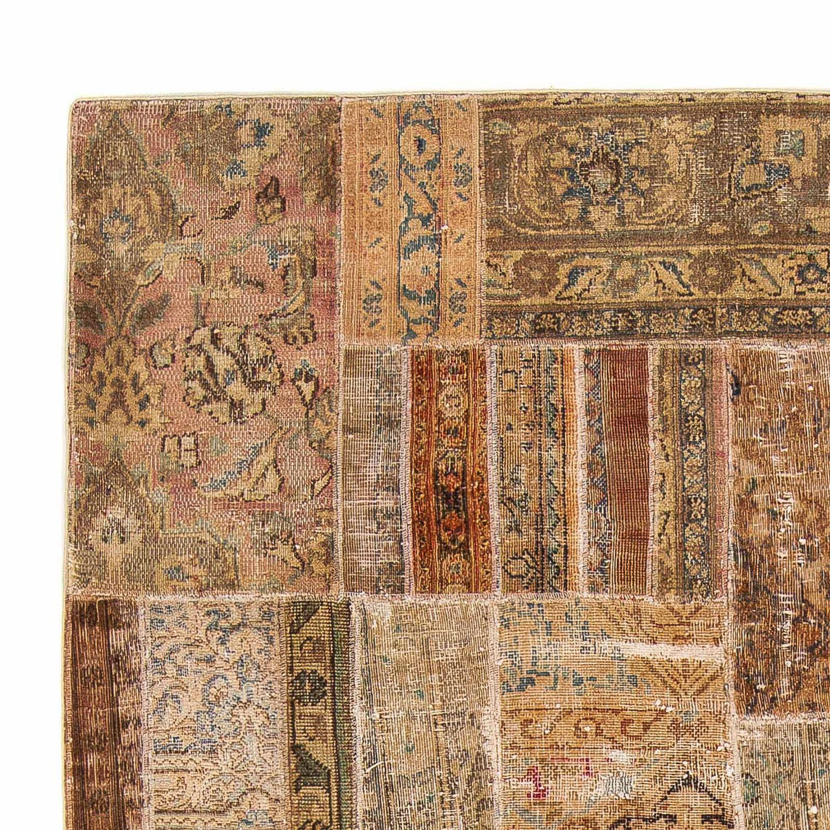 Tapis patchwork 164x234cm - Tapis en laine