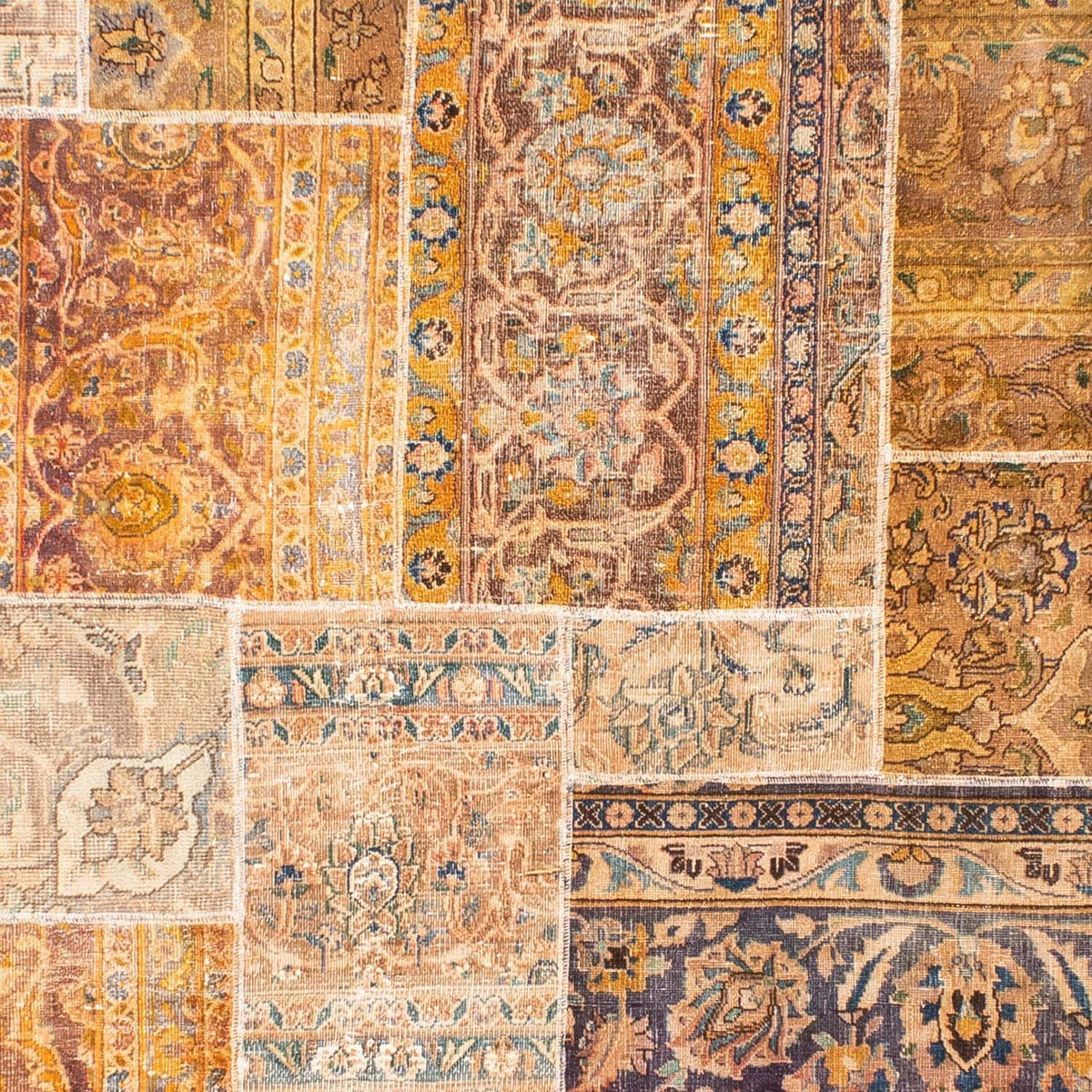 Tapis patchwork - 301 x 241 cm - multicolore