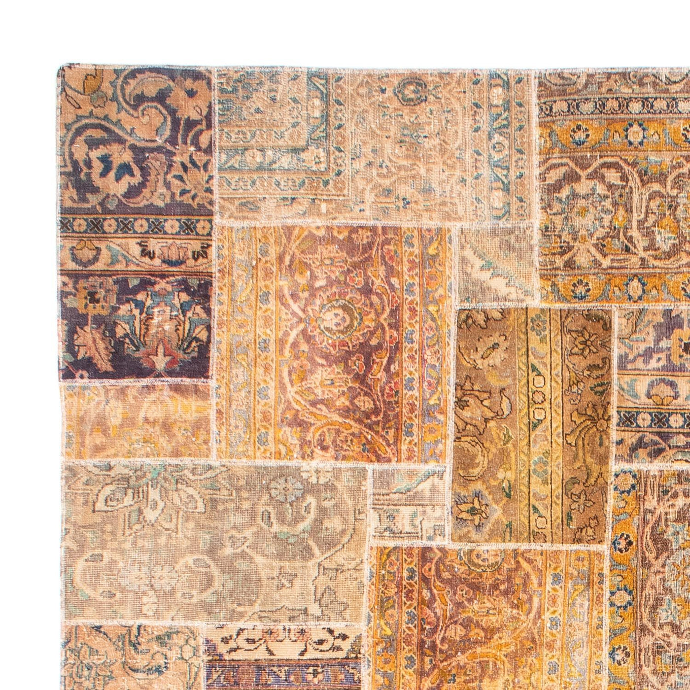 Tapis patchwork 301x241cm - Perserteppich Wollteppich