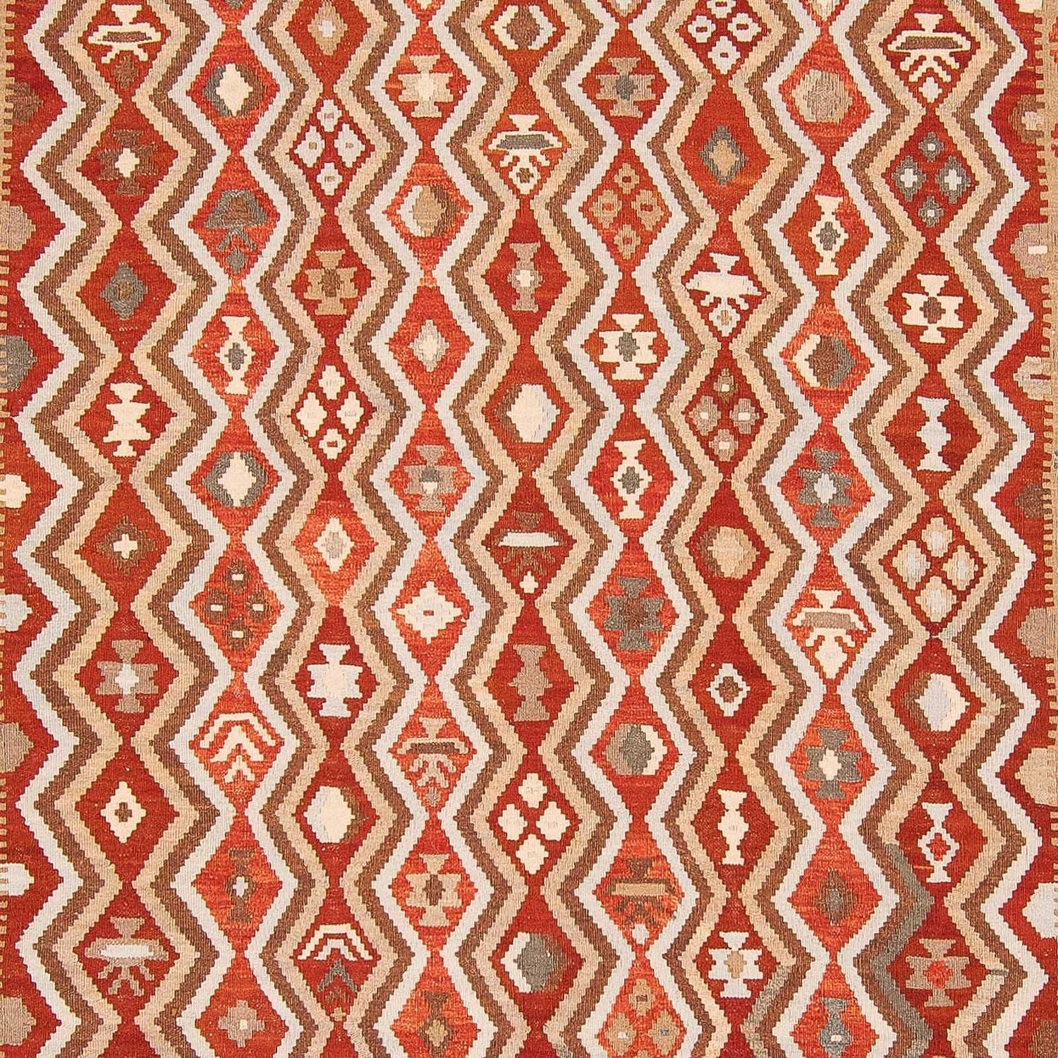 Tapis Kelim - Splash - 271 x 212 cm - multicolore