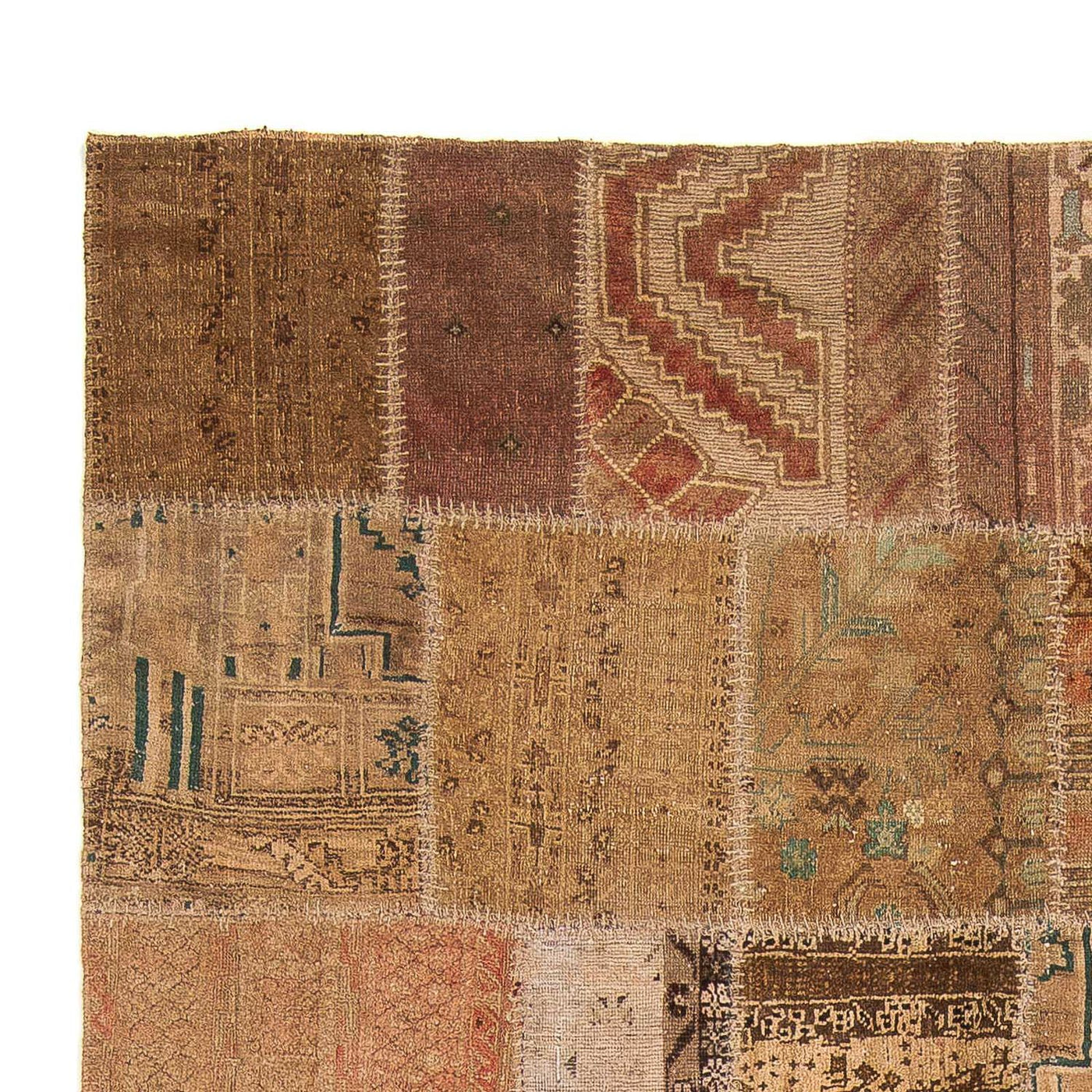 Tapis patchwork 256x172cm - Tapis en laine