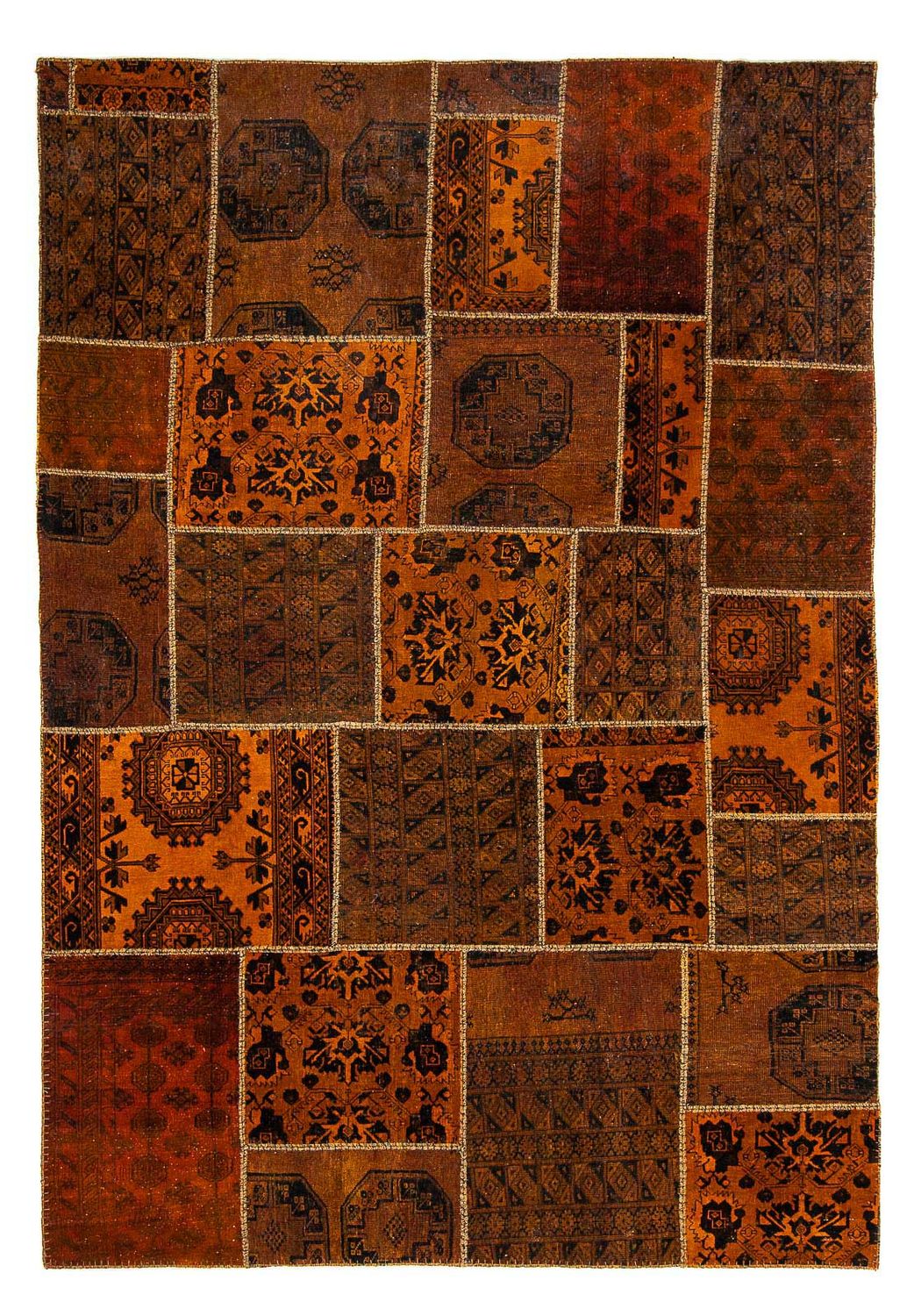 Tapis patchwork - 300 x 208 cm - multicolore