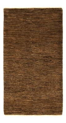 Tapis Gabbeh - Indus - 166 x 94 cm - marron foncé