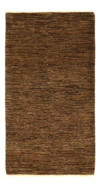 Tapis Gabbeh - Indus - 166 x 94 cm - marron foncé