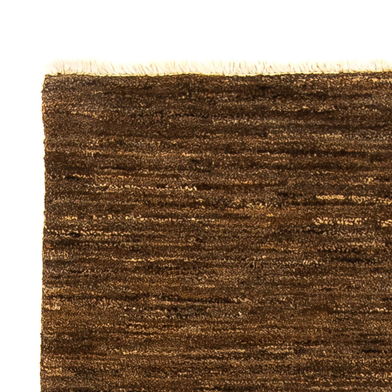 Tapis Gabbeh - Indus - 166 x 94 cm - marron foncé