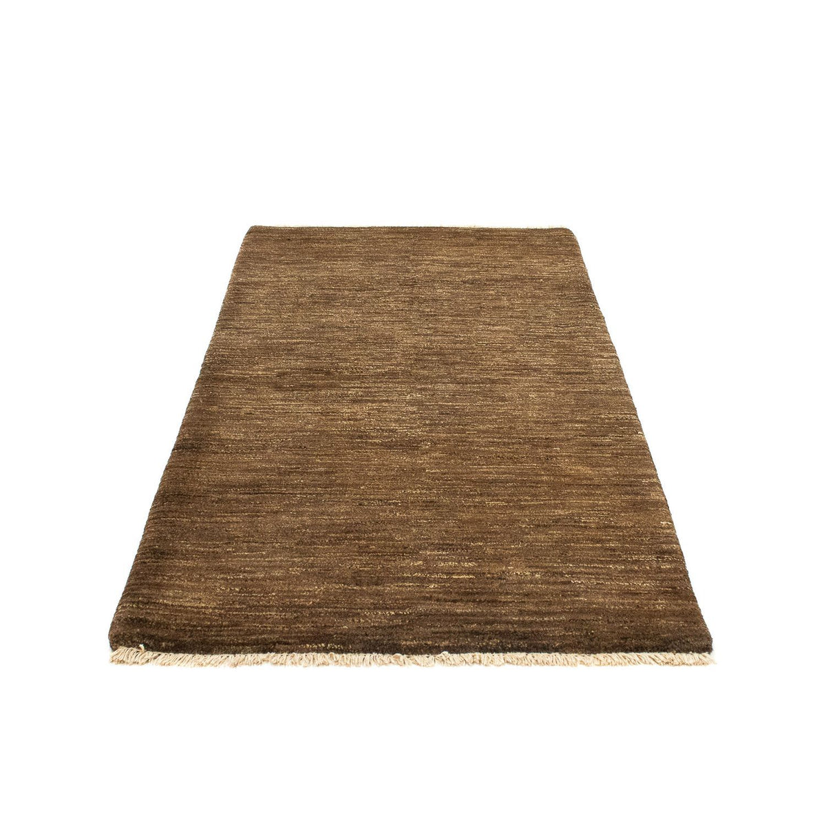 Tapis Gabbeh - Indus - 166 x 94 cm - marron foncé