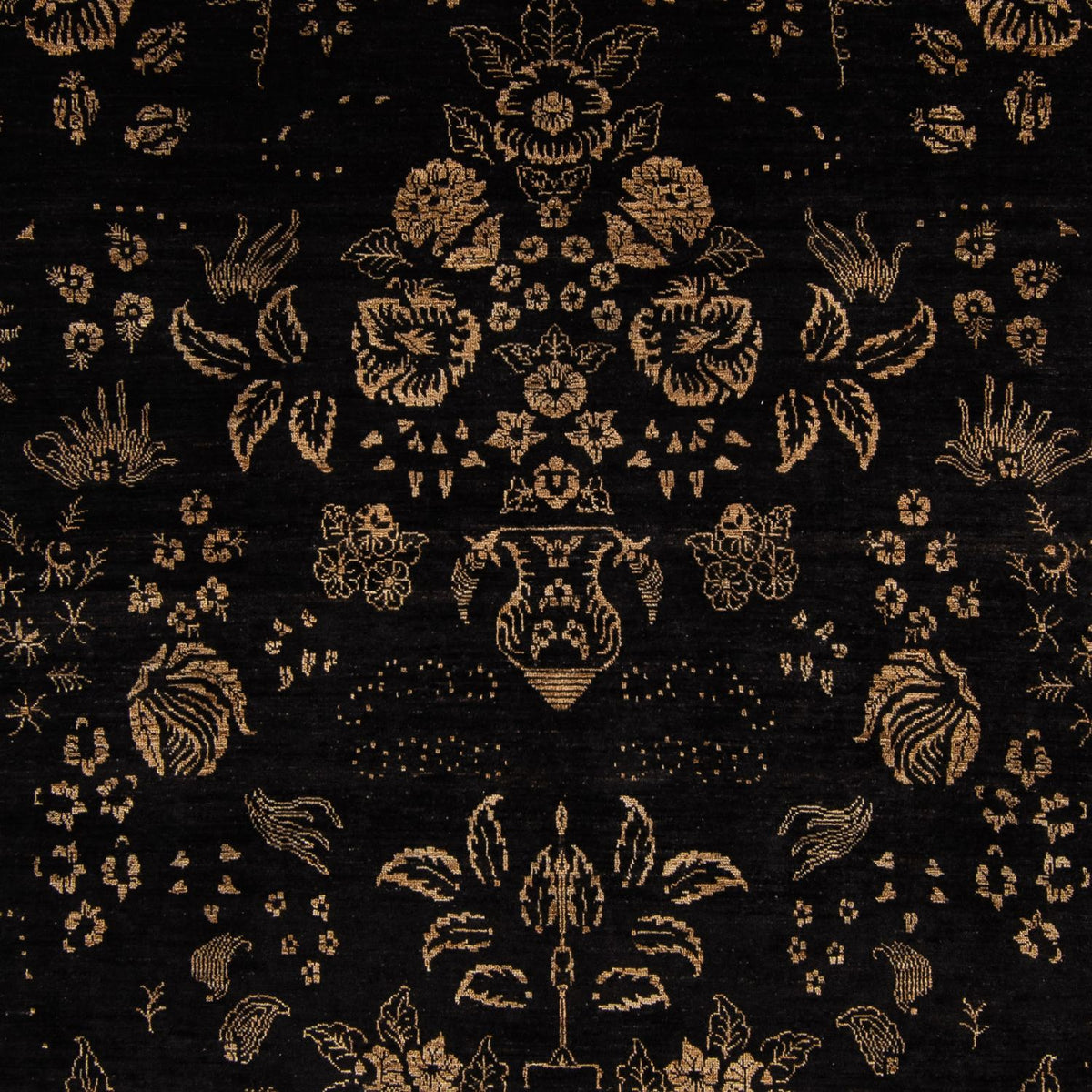 Tapis oriental - 350 x 246 cm - bleu foncé