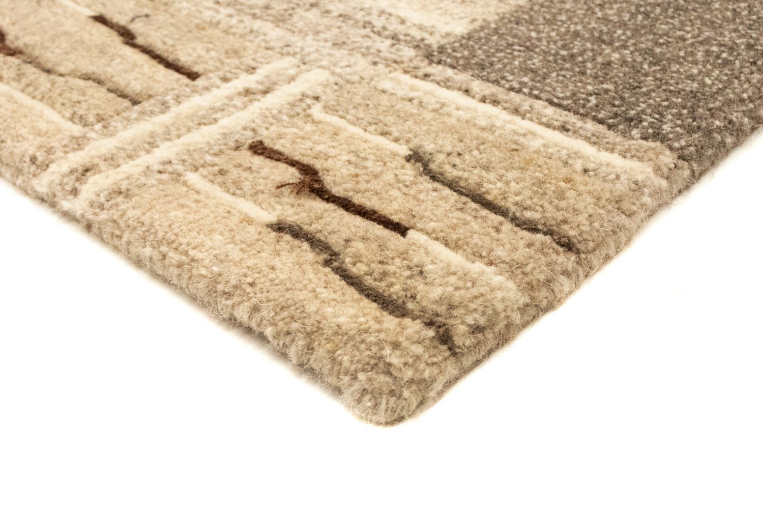 Tapis Népalais - 165 x 94 cm - beige