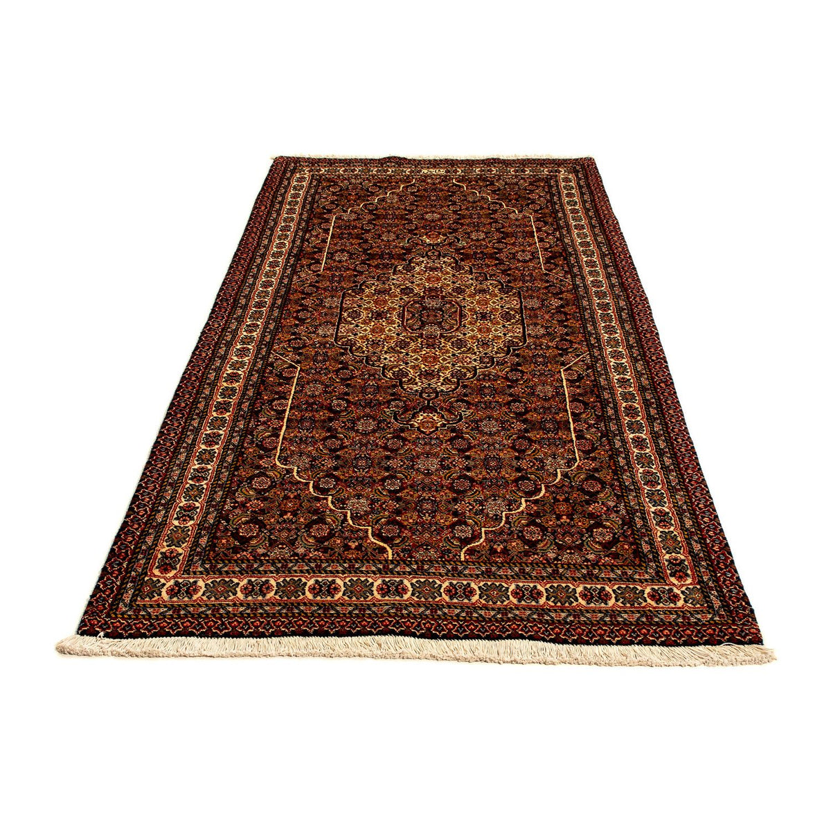 Tapis de couloir Tapis persan - Nomadic - 250 x 110 cm - marron