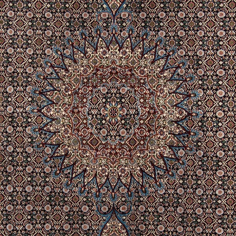 Tapis persan - Classique - 296 x 191 cm - bleu foncé