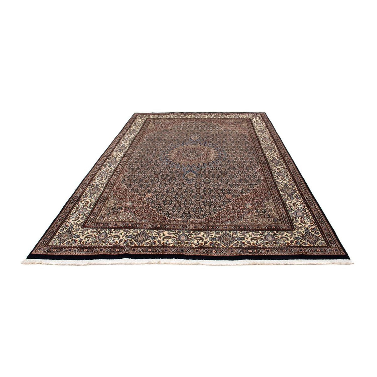 Tapis persan - Classique - 296 x 191 cm - bleu foncé