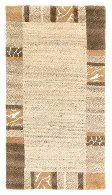 Tapis Népalais - 138 x 73 cm - beige