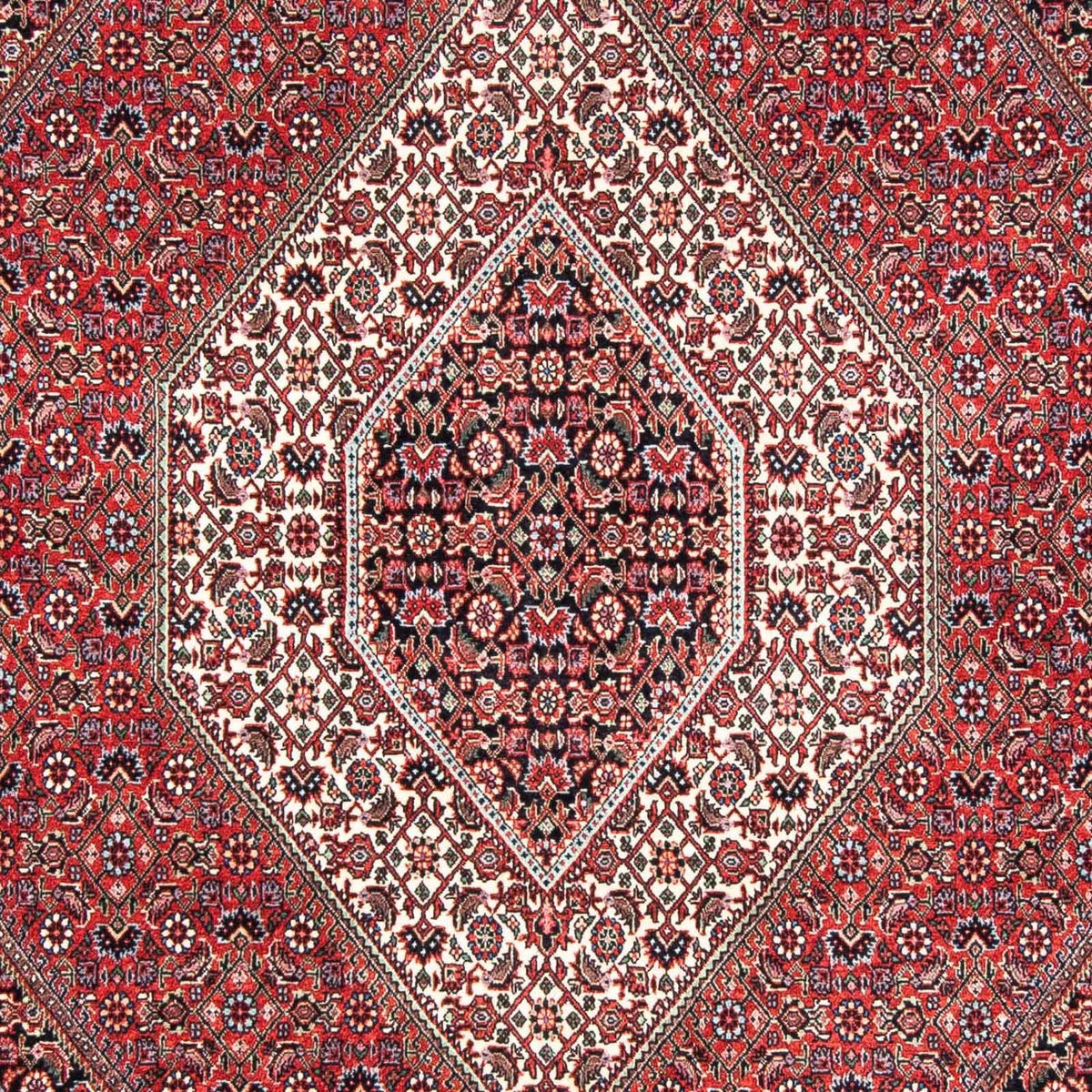 Tapis persan - Bidjar - 241 x 172 cm - rouge foncé