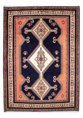 Tapis persan - Bidjar - 238 x 175 cm - bleu foncé