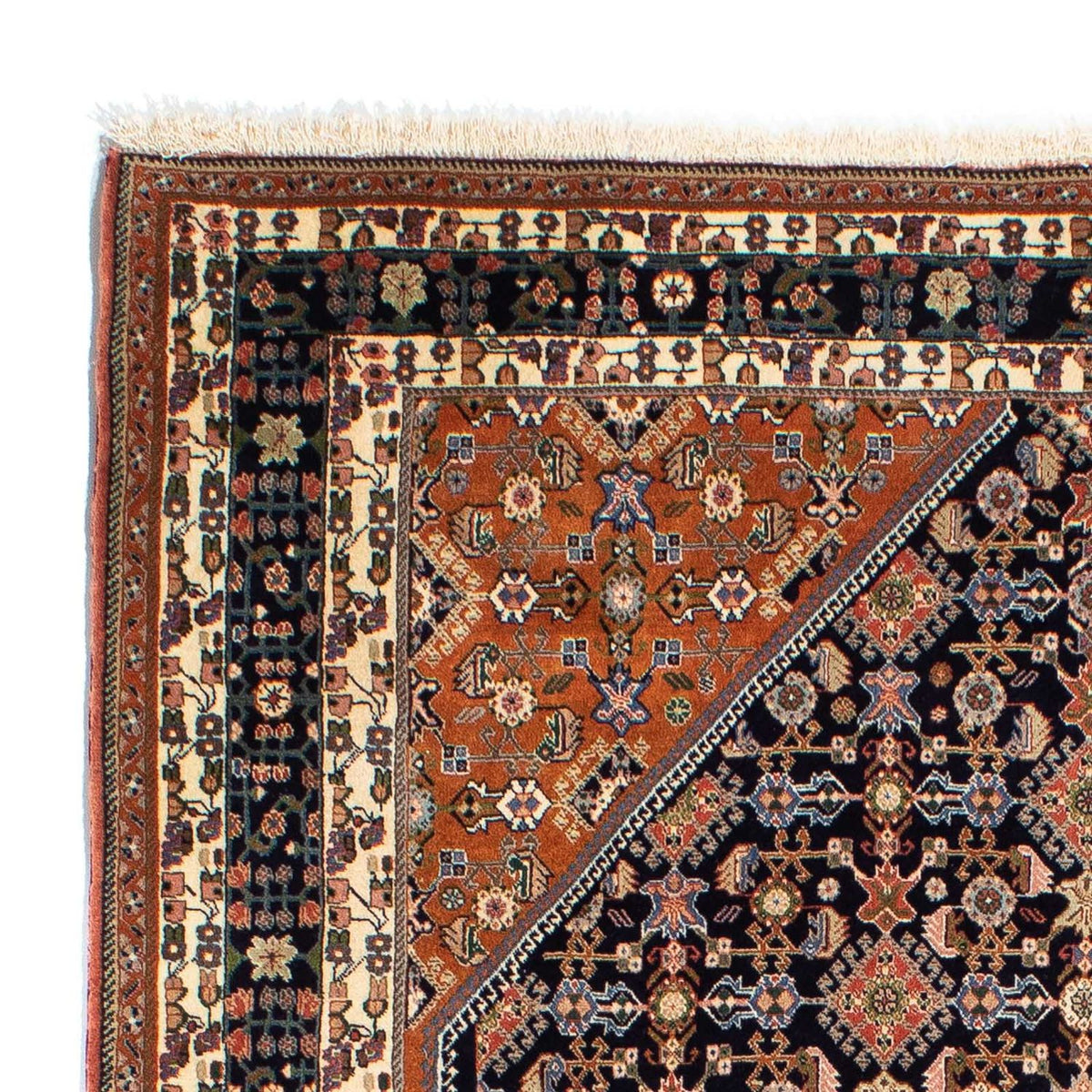 Tapis Gabbeh - Persan Kashkuli - 213 x 143 cm - marron