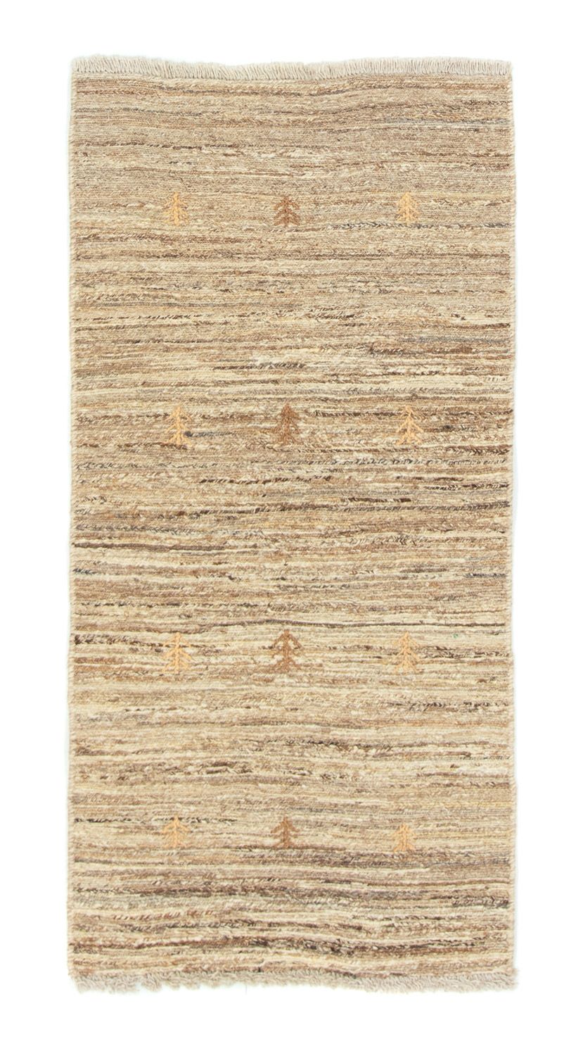 Tapis Gabbeh - Persan - 135 x 69 cm - beige