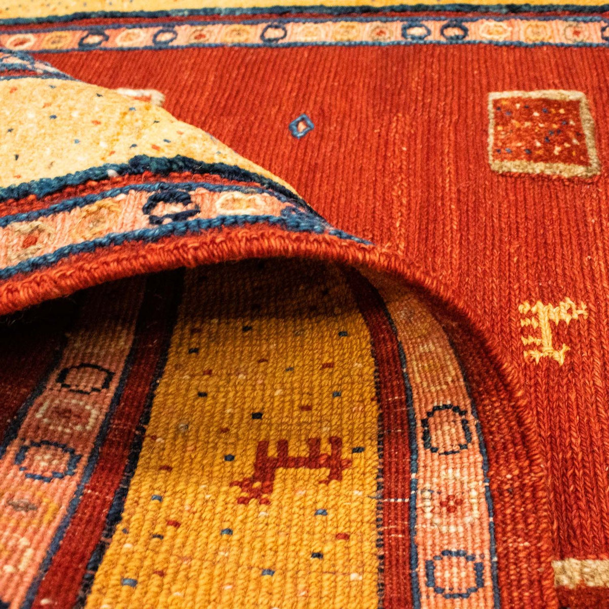 Tapis Kelim - Oriental - 144 x 100 cm - rouge foncé