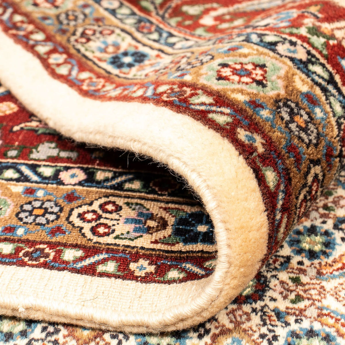 Tapis persan - Classique carré  - 257 x 248 cm - marron clair