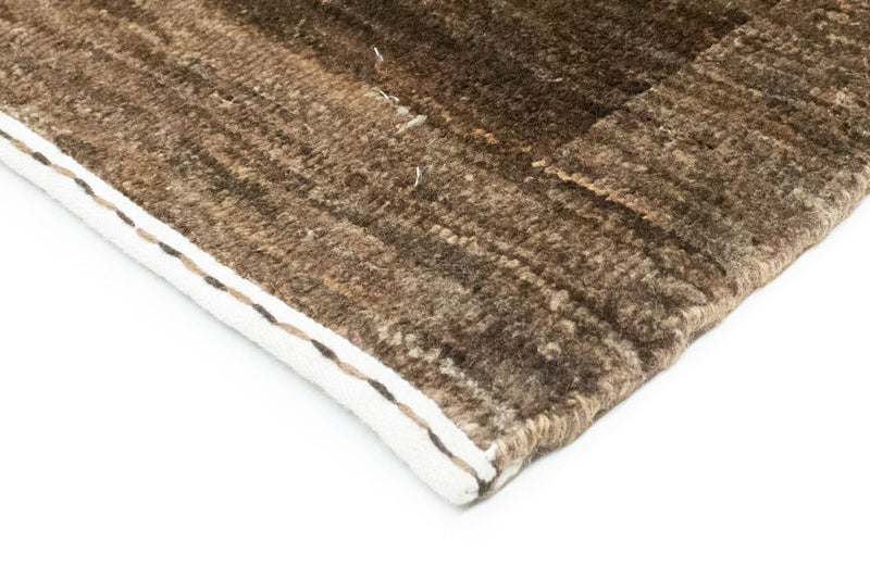 Tapis Gabbeh - Indus - 188 x 132 cm - marron foncé