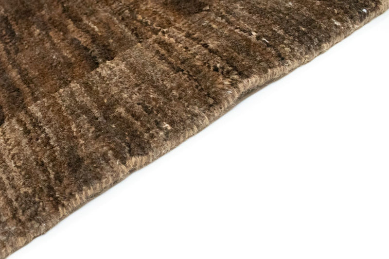 Tapis Gabbeh - Indus - 188 x 132 cm - marron foncé