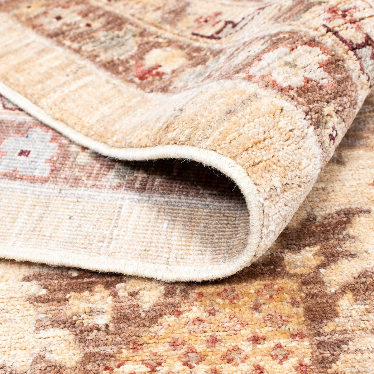 Tapis Ziegler - 281 x 240 cm - marron clair