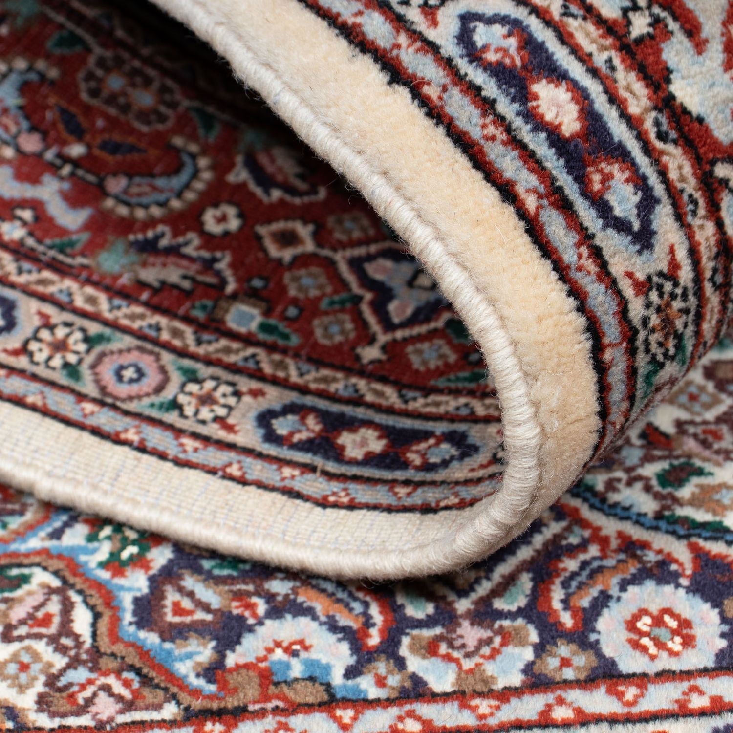 Tapis persan - Classique - 146 x 97 cm - bleu foncé