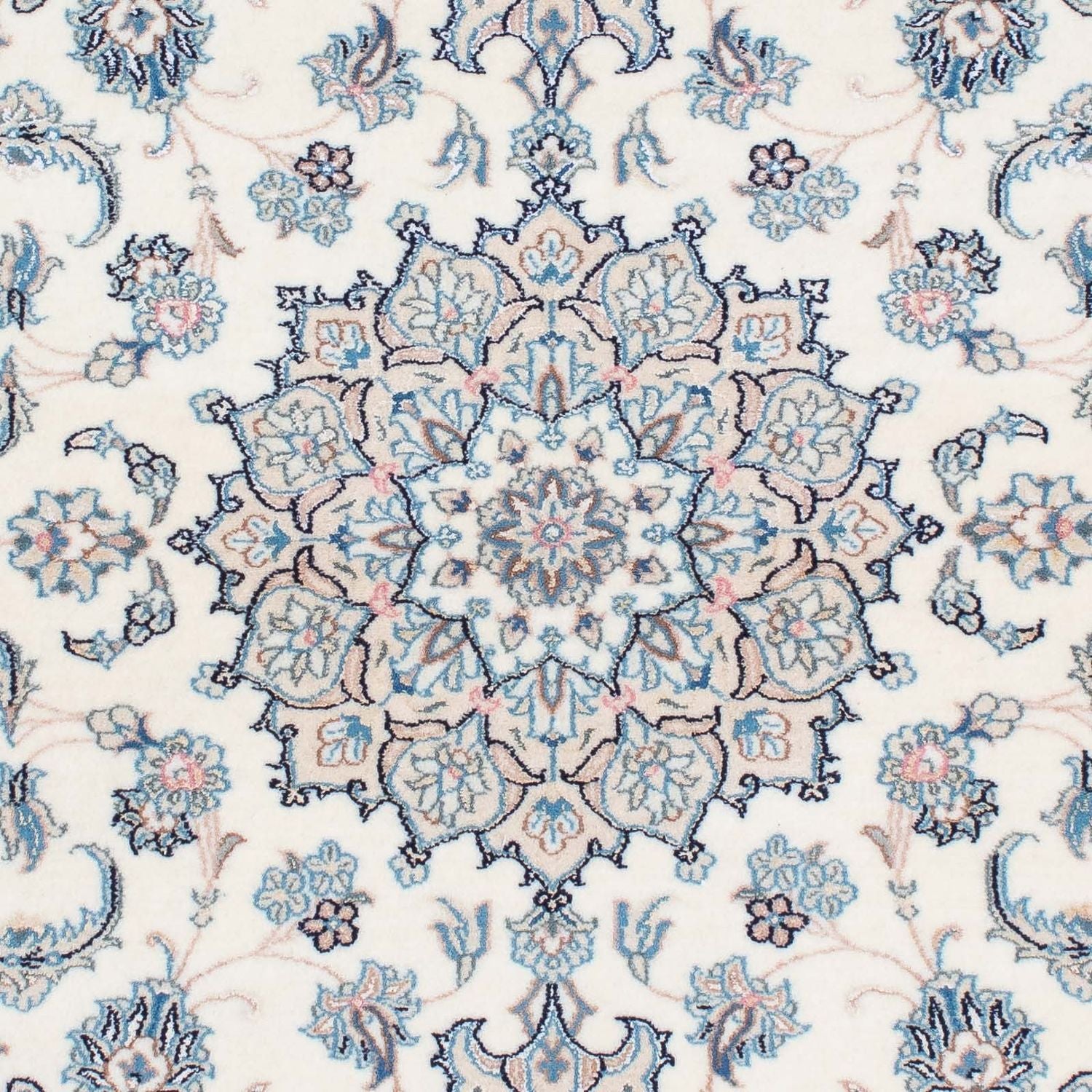 Tapis persan - Nain - Royal - 155 x 103 cm - beige