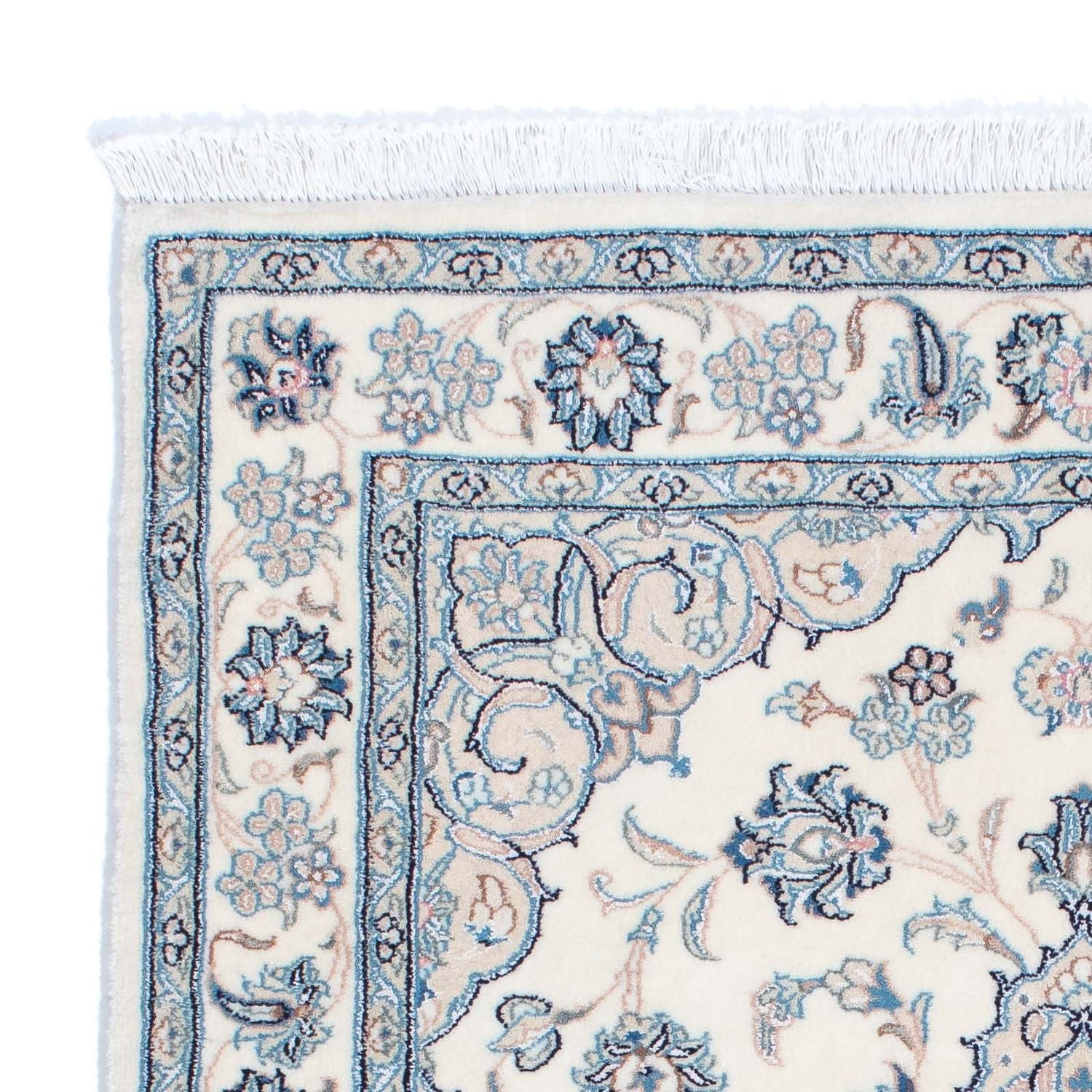 Tapis persan - Nain - Royal - 155 x 103 cm - beige